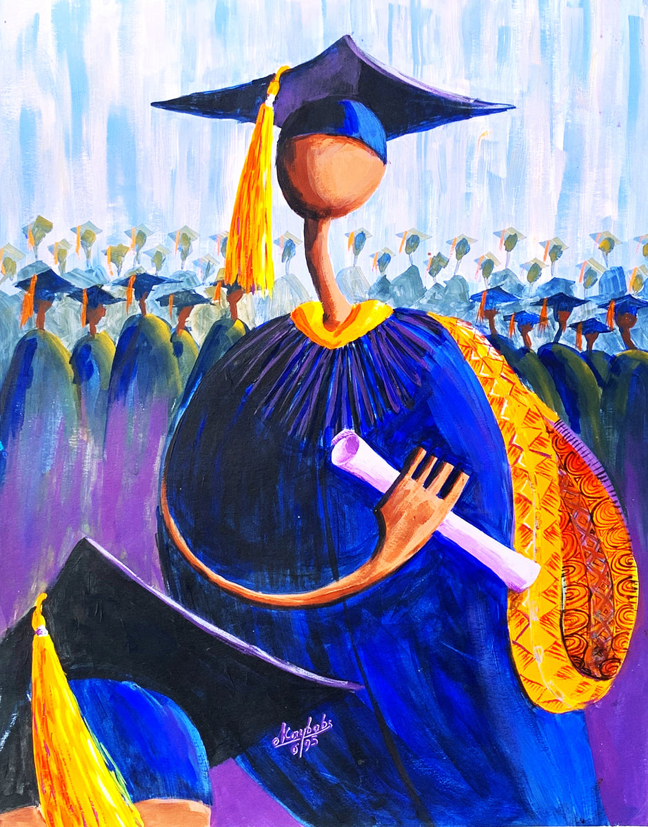 Graduation - Original – Okaybabs Art