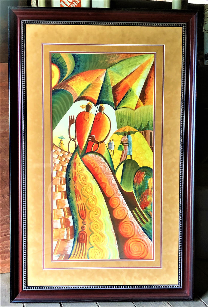 Friendship Is Two - Framed Offset Lithograph