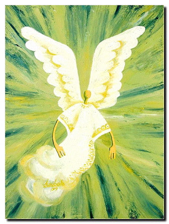 Protective Wings (Green) - Original