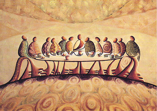 The Last (Passover) Supper - Offset Lithograph / Customed Giclee on Paper