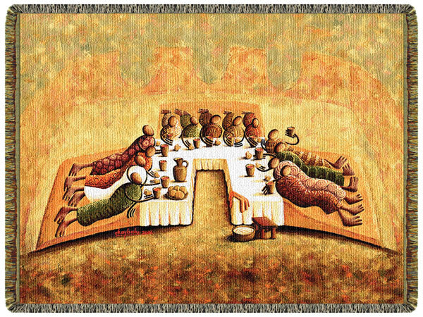 The Lord's Last (Passover) Supper - Tapestry Throw