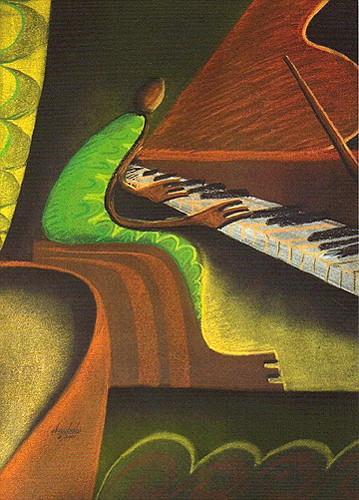 Piano 2 - Giclee