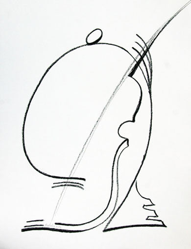 The Bassist - Offset Lithograph