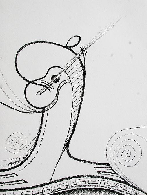 The Guitarist - Giclee